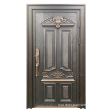 Botswana Mechanical AB Blockset Cast Aluminum Wholesale Main Front Security Steel Door For Commercial Building